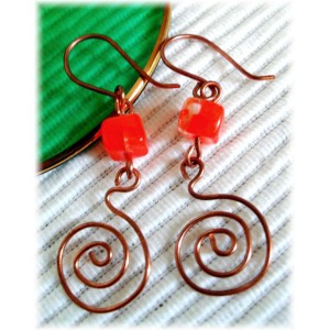 Oranžové špirály