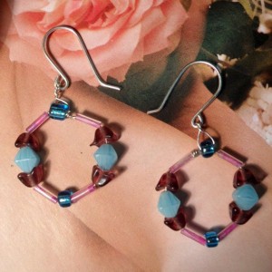  Fialovo modré kruhy